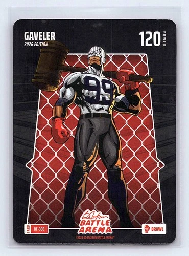 GAVELER (Aaron Judge) Bo Jackson Battle Arena #BF-302 Battlefoil Brawl