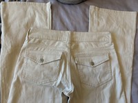 Stunning rare  Flare Y2K Bootcut Low Waist cream Jeans HM Size 12 Bnwt