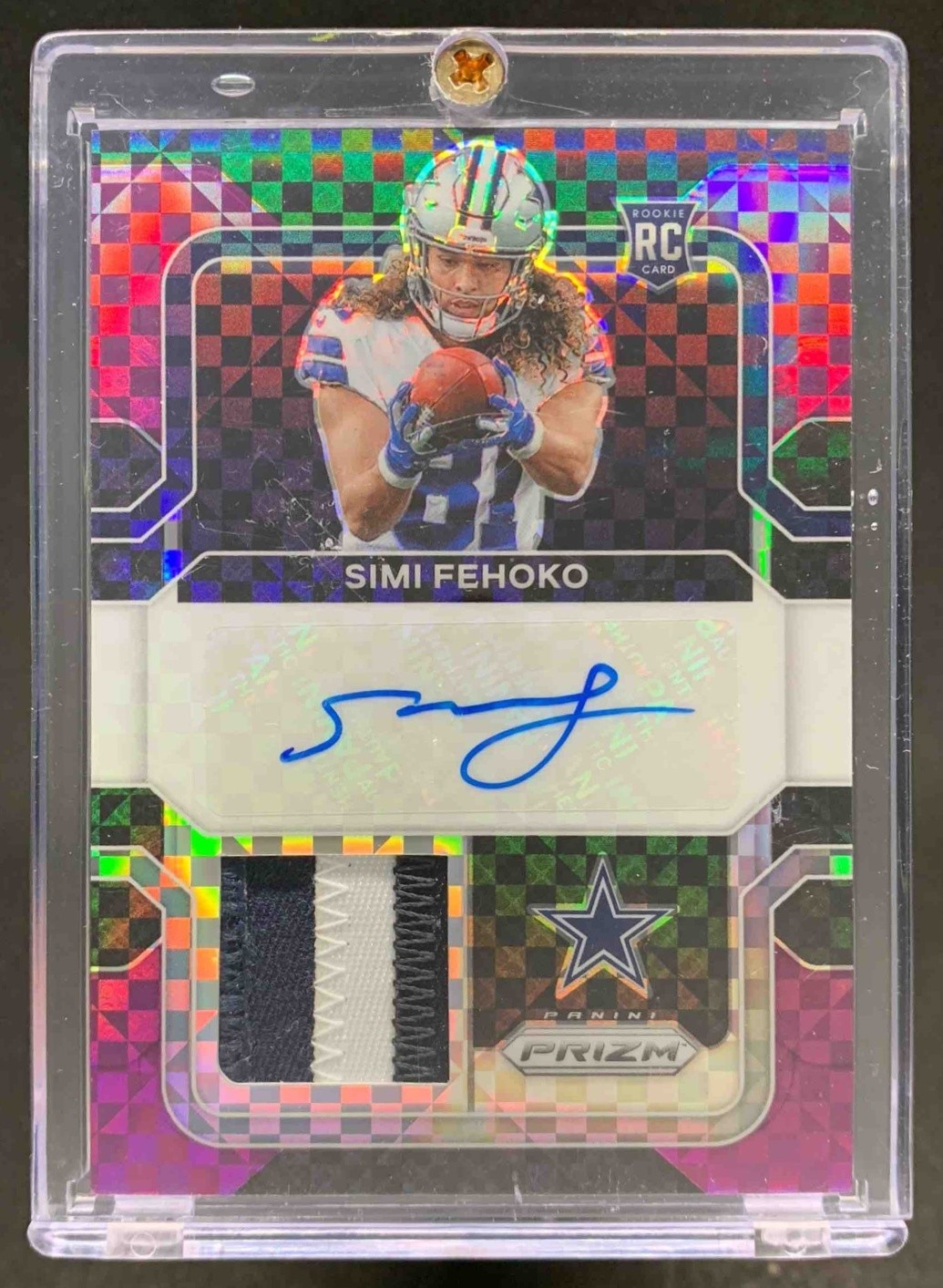 Simi Fehoko Panini Prizm Rookie Patch Autographs #RPASF Base