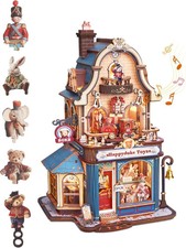ROKR 3D Wooden Puzzle Music Box Model Kit Christmas Dream Gift Factory Xmas Gift