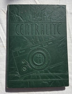 ''CENTRALITE'' 1940 CENTRAL H.S. DETROIT MICHIGAN ORIGINAL HIGH SCHOOL YEARBOOK
