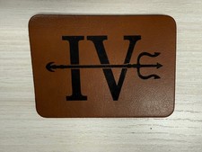 Seal Team DEVGRU Leather Hook Loop Patch 3.5" x 2.5"