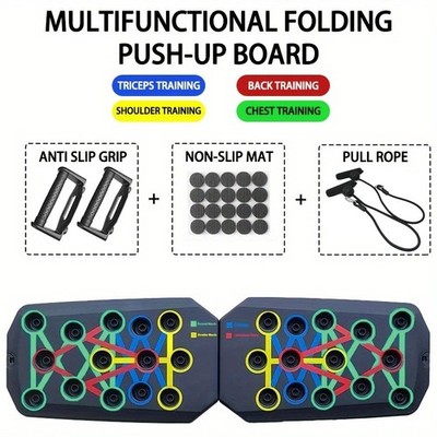 28 in 1 Push Up Rack Board System Fitness Workout Train Home Gym Exercise Stands