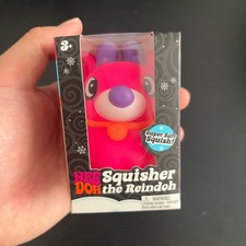 NEE DOH Squishier Reindoh ULTRA RARE Schylling Squishy Fidget Toy in Pink