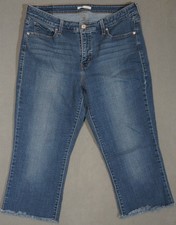 WJ05436 VERY COOL  LEVI'S  414 CLASSIC STRAIGHT LEG WOMENS BLUE JEANS 34x21