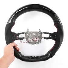 Real Carbon Fiber Steering Wheel With Ledfor Honda Civic Gen 2022-2026