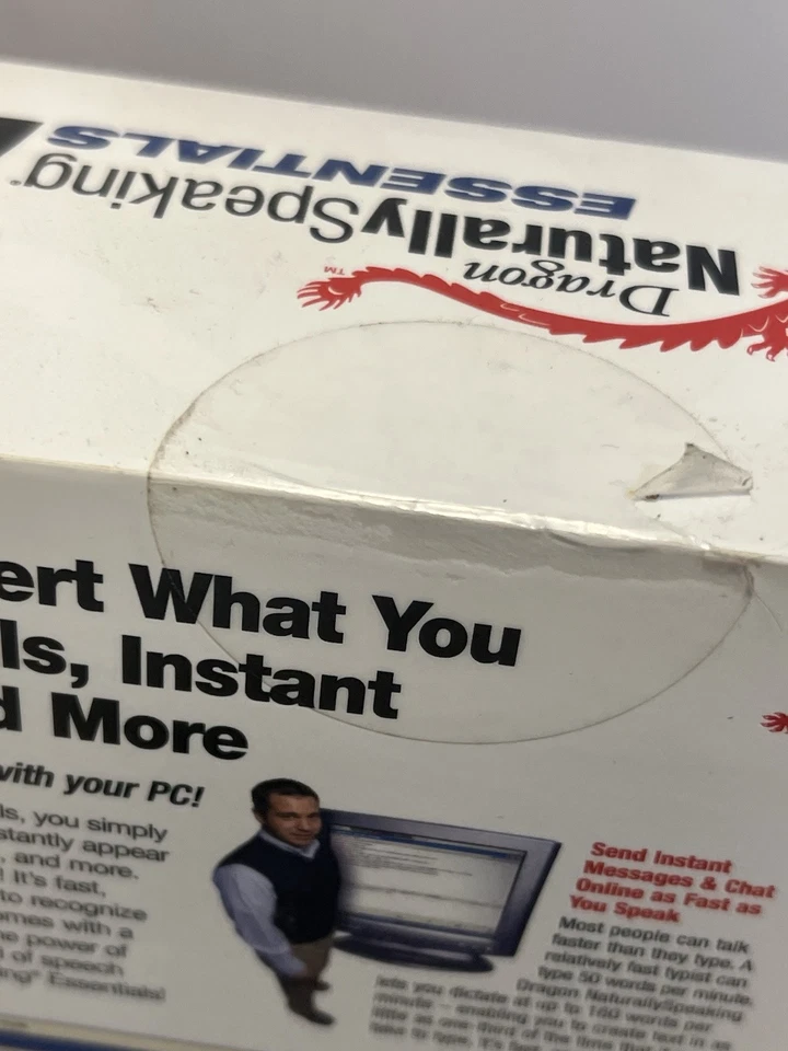 NIB Dragon Naturally Speaking 7 Essentials- By Scansoft - Image 3 of 4