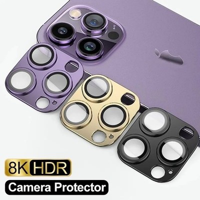 iPhone Camera Lens Protector Metal Glass Cover 11 12 13 14 15 Pro Max Mini Plus
