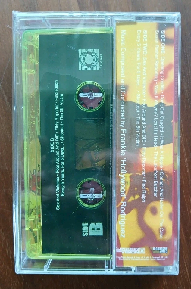 554 Cassette 1988 OST New Terror Vision Limited 200 Yellow Variant Horror OOP - Image 2 of 3