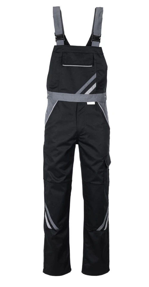 Planam Highline Herren Latzhose Arbeitshose schwarz schiefer zink Modell 2712