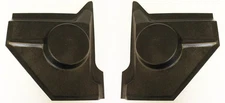 NEW! 1965 - 1968 Ford Mustang Kick Panels For Speakers Pair Black Coupe