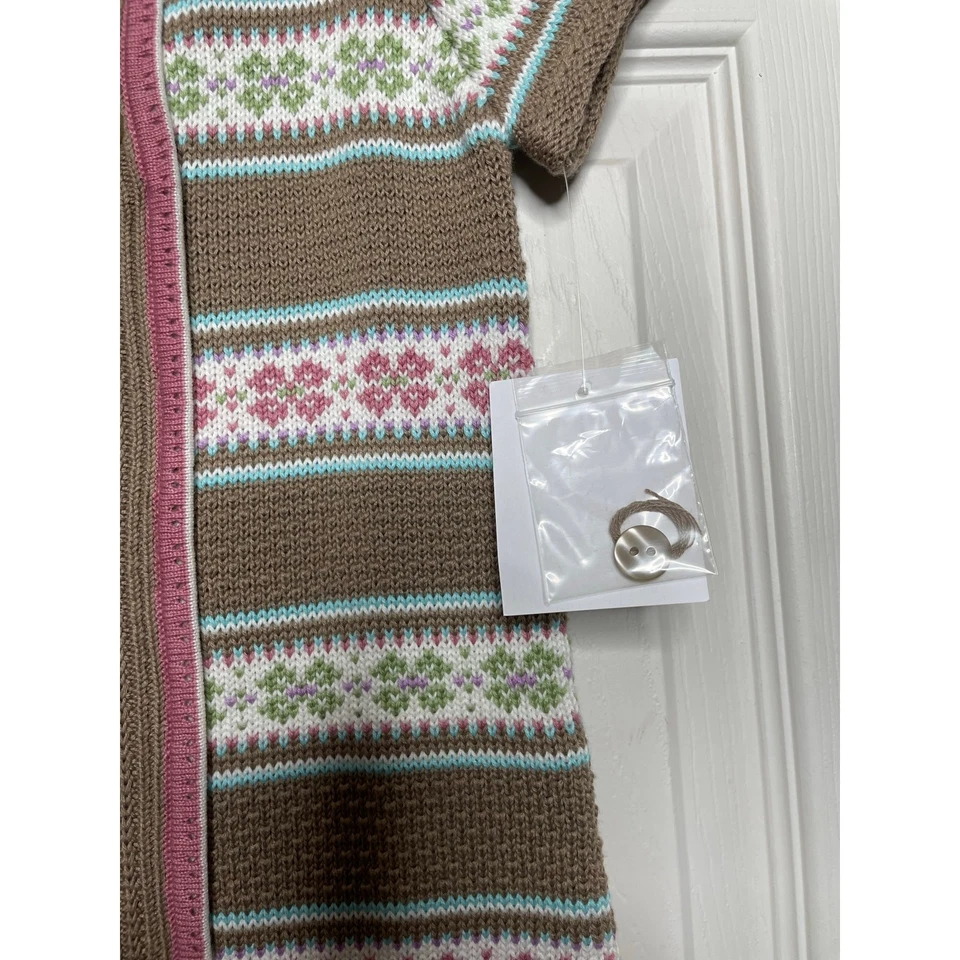 NUEVO Vestido Suéter Tejido Savannah Niñas Primavera Pascua Talla 5T Foto 4 de 4