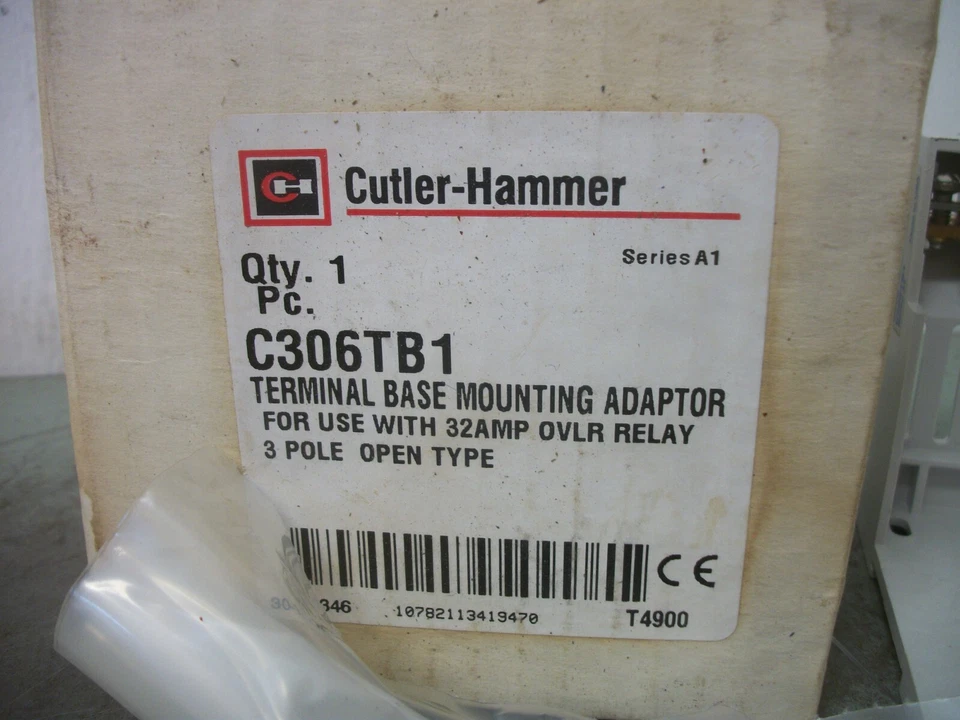 CUTLER-HAMMER FREEDOM SERIES TERMINAL BASE MOUNTING ADAPTER C306TB1 NIB - Image 2 of 2
