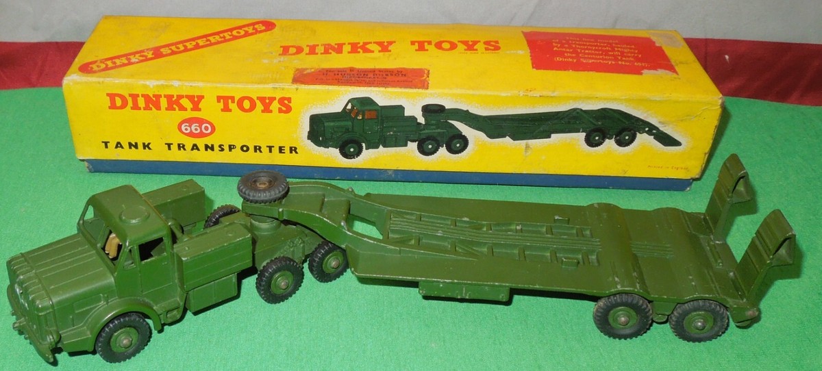 ディンキー ソーニクロフトマイティアンタル タンク トランスポーター 戦車運搬車 DINKY 660 THORNYCROFT MIGHTY ANTAR TANK TRANSPORTER