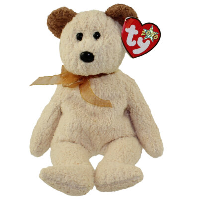 TY Beanie Baby - HUGGY the Bear (8 inch) - MWMTs Stuffed Animal Toy