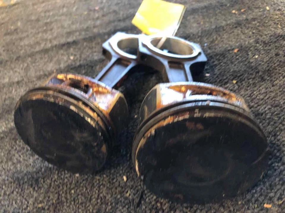 Lincoln LS 2006 3,9 L juego de 2 anillos de pistón de motor con conjunto de varilla de conexión OEM Foto 4 de 4