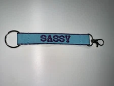 "SASSY"   Nylon Strap Keychain G#4