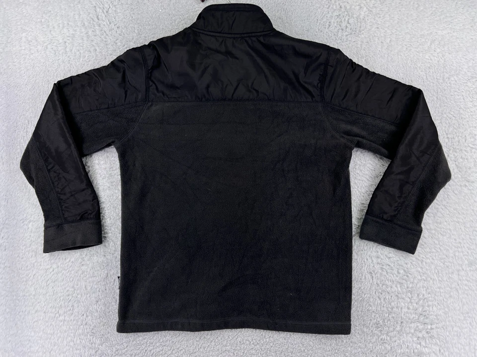 Chaqueta Polo Club Beaver Hills Hombres Pequeña Gris Cremallera Completa Cuello Simulado Poliéster Vellón Foto 2 de 4