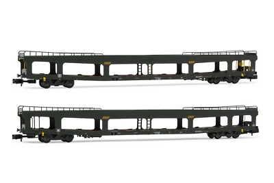 ARNOLD HN4346 2er Set Autotransportwagen Folge DDM SNCF Enkade Spur N 1/160