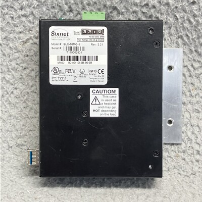SIXNET SLX-10MG-1  10 Port Industrial Ethernet Managed Switch w/Gigabit UNTESTED