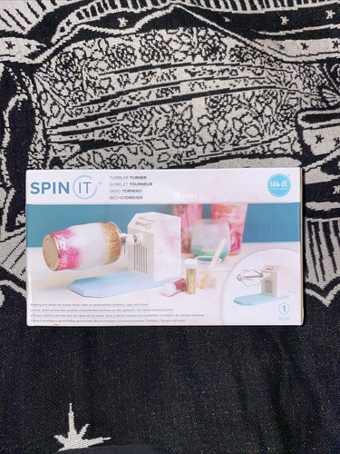 Spin It We R Memory Keepers Motorized Rotary Drying Tool 660499 Opened Box