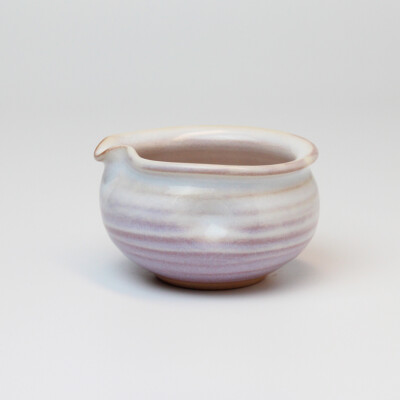 Yusamashi Hagi yaki ware Sencha Japanese Pottery Tea Cooler Hagi murasaki S 
