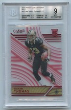 2016 Panini Clear Vision #163 Michael Thomas Red #/49 Rookie Card BGS 9 MINT!!