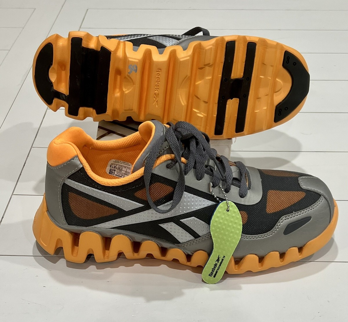 Reebok Zigtech Reebok Black Orange Shoes Reebok Youth Boys ZigTech