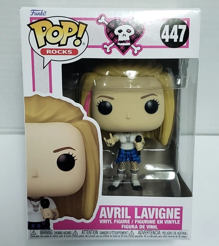 AVRIL LAVIGNE - Funko POP! Rocks #447 Collectible Vinyl Figure NEW / BOX WEAR