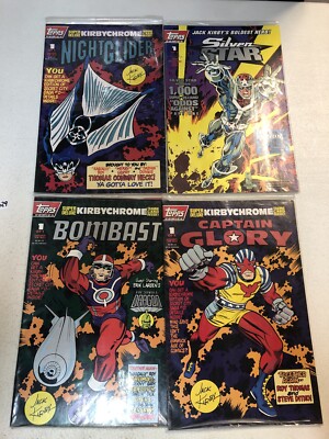 Jack Kirby/Topps (1993) 4 series + 4 o/s (VF/NM) Complete Sets Lot all sealed