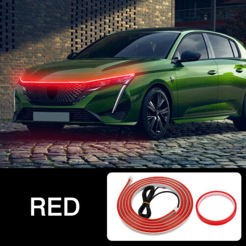 70inch 12V Car SUV Hood LED Daytime Running Light Strip Waterproof Flexible DRL