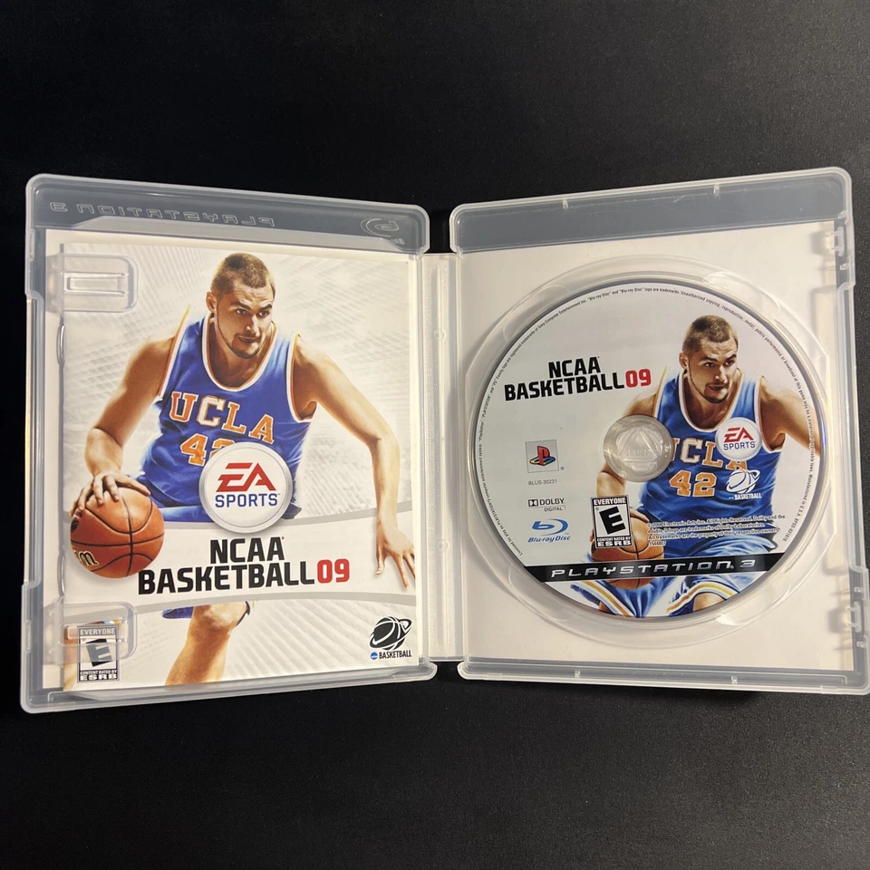 NCAA Basketball 09 (PS3 PlayStation 3, 2008) Completo CIB con Manual - Probado Foto 4 de 4