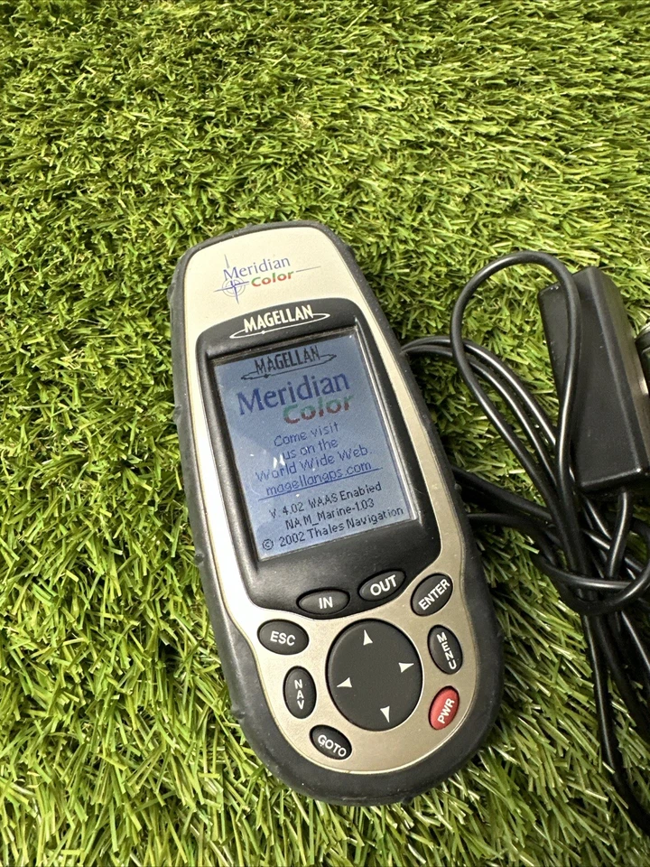 Magellan GPS Meridian Color Handheld Unit Outdoor Hiking Receiver Tested/Working - Image 2 of 4