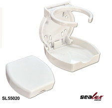 White Folding Cup Holder For Boat Car Truck Van Rv Camper Vehicle Deck White Folding Cup Holder For Boat Car Truck Van Rv Camper Vehicle Deck