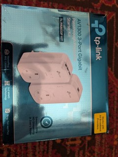 TP LINK TLPA8033PKIT 3 Port Gigabit Powerline Adapter Starter Kit