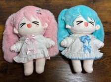 Vocaloid Hatsune Miku Sakura Miku Plush 20cm Doll Stuffed Plushie Dress Up Anime