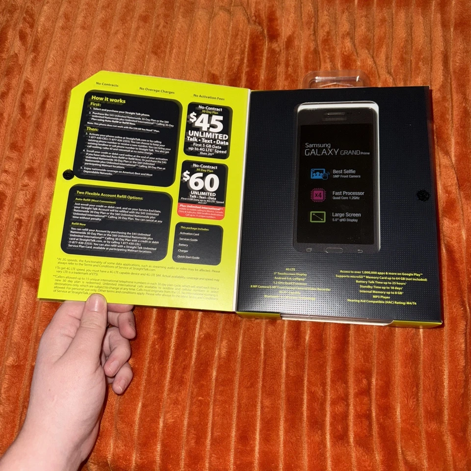 Wireless Straight Talk Samsung Galaxy Grand Prime - Image 2 of 2