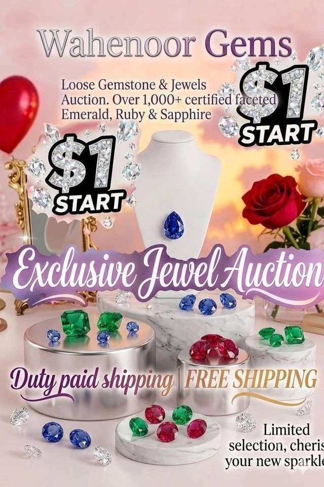All $1 Starts only - DON'T MISS FRIDAY NIGHT Loose Gems Stone & Jewelry