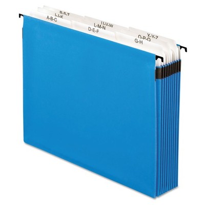 Pendaflex? Nine-Section Hanging Folder, 5 1/4, Tabs and Labels, 1/5 Tab, Letter,