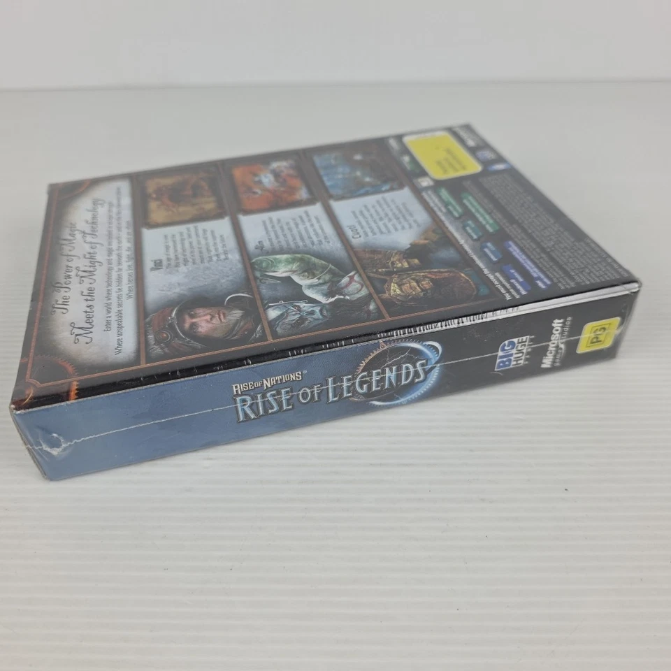 Rise of Nations: Rise of Legends PC CD-ROMS Box 2006 - SEALED NEW Free Postage - Image 4 of 4