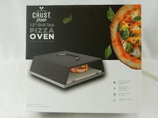 Crust 12" Grill top Pizza Oven Portable Outdoor Gas Charcoal BBQ Baker topper