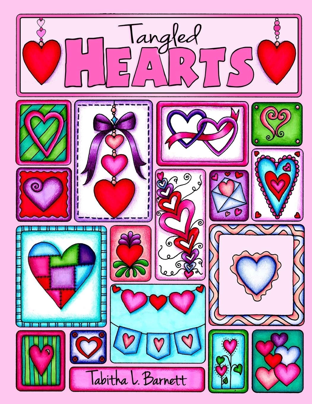 Tangled Hearts Tabitha L Barnett Adult Coloring Mandalas Paperback