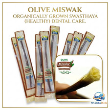 5pcs Olive Miswak Tooth Sticks Herbal Toothbrush Organic Oral Care 100 Natural