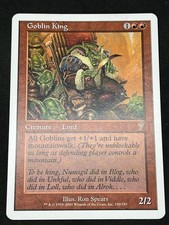 Magic the Gathering MTG Goblin King Red Core Set 7th Edition Rare