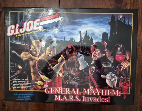 2005 General Mayhem: M.A.R.S. Invades! GI JOE Convention Box Set Complete