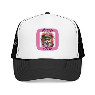 Stone Fox floral bandana trucker hat | foam front mesh back