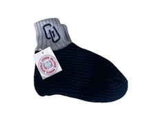 Vintage Collegiate GU Acrylic Knit Bootie Socks NWT