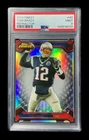 2013 topps finest #40 tom brady; silver SP chrome refractor PSA 9  *MINT*
