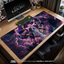 Mewtwo Mouse Pad Pok mon Desk Mat, Epic Anime XL Accessories