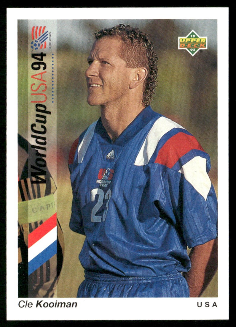 Cle Kooiman 1993 Upper Deck World Cup Preview English/Spanish #23 RC USA